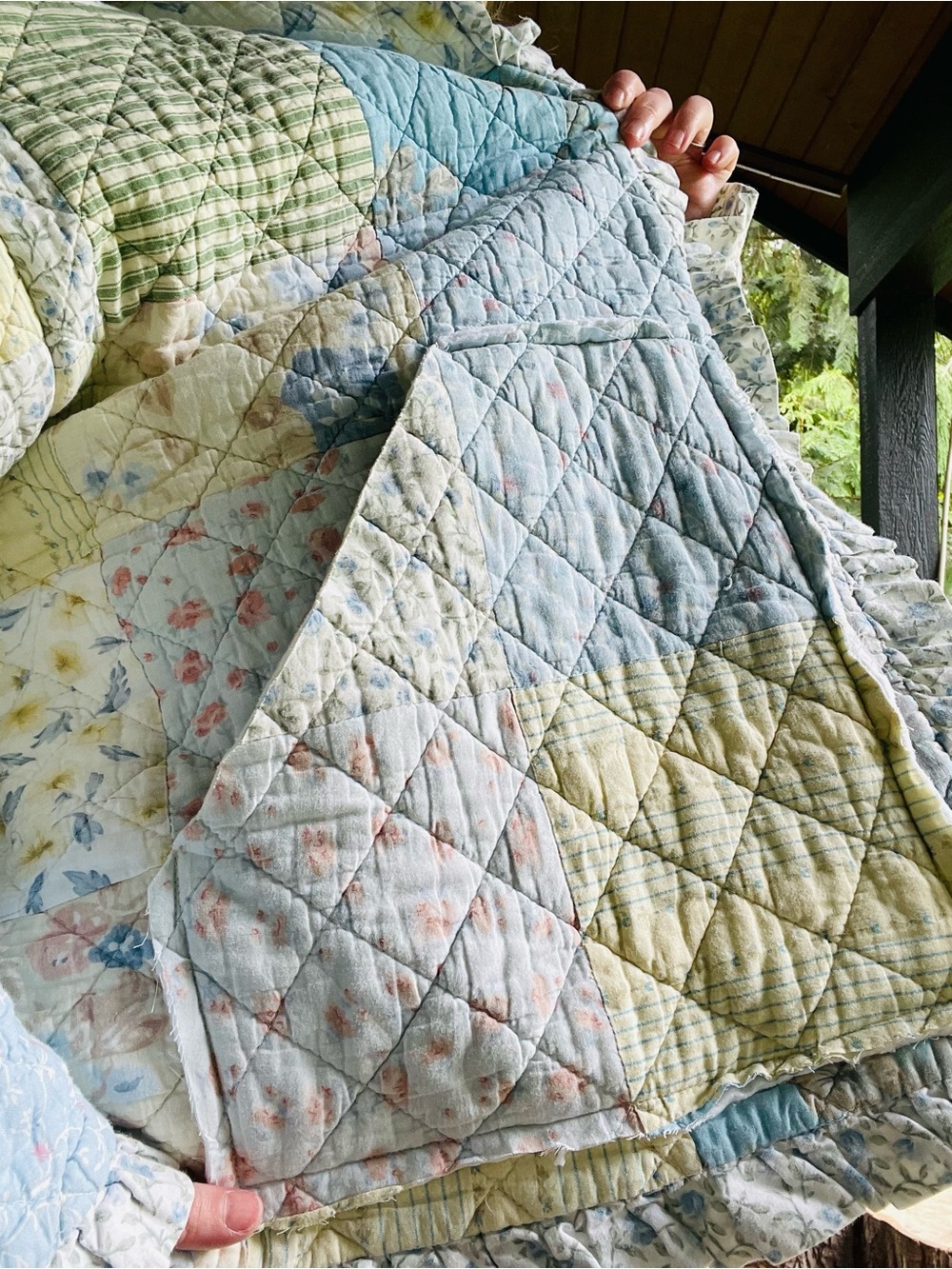Handmade patchwork quilted jacket OS - Picture 3 of 3